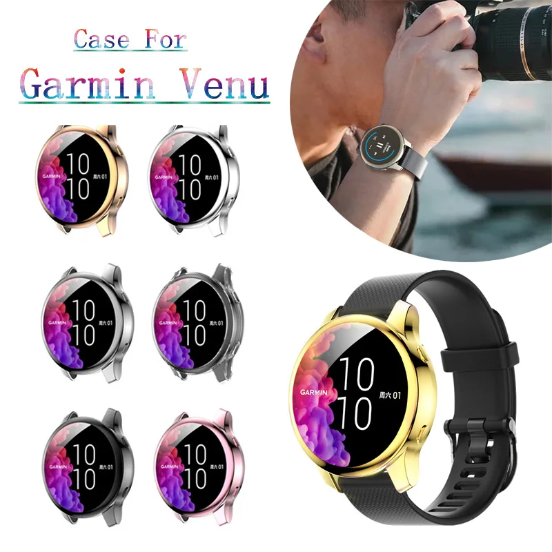 TPU Protector Cover Case Protective Shell For For Garmin Venu Smart Watch Lightweight Durable Colorful Frame Protective Cover
TPU Protector Cover Case Protective Shell For For Garmin Venu Smart Watch Lightweight Durable Colorful Frame Protective Cover