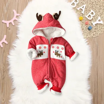 Christmas Baby Romper Infant Girls Boys Zip Warm Hoodied Letter Romper Jumpsuit Outfits Clothing Baby Onesie Newborn Romper
Christmas Baby Romper Infant Girls Boys Zip Warm Hoodied Letter Romper Jumpsuit Outfits Clothing Baby Onesie Newborn Romper