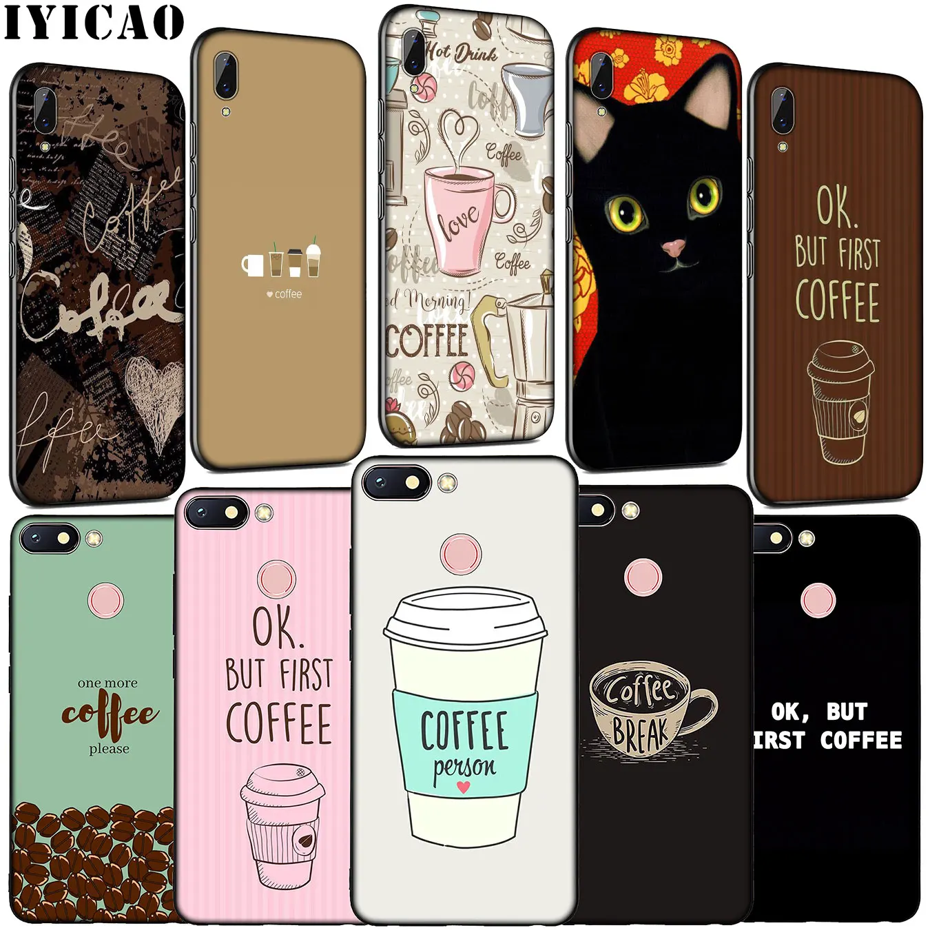 IYICAO book Time for coffee Cat Soft Silicone Phone Case for Xiaomi Redmi K20 S2 GO 6A 5A 5 Plus 4A 4X Note 8 7 6 Pro Cover
IYICAO book Time for coffee Cat Soft Silicone Phone Case for Xiaomi Redmi K20 S2 GO 6A 5A 5 Plus 4A 4X Note 8 7 6 Pro Cover