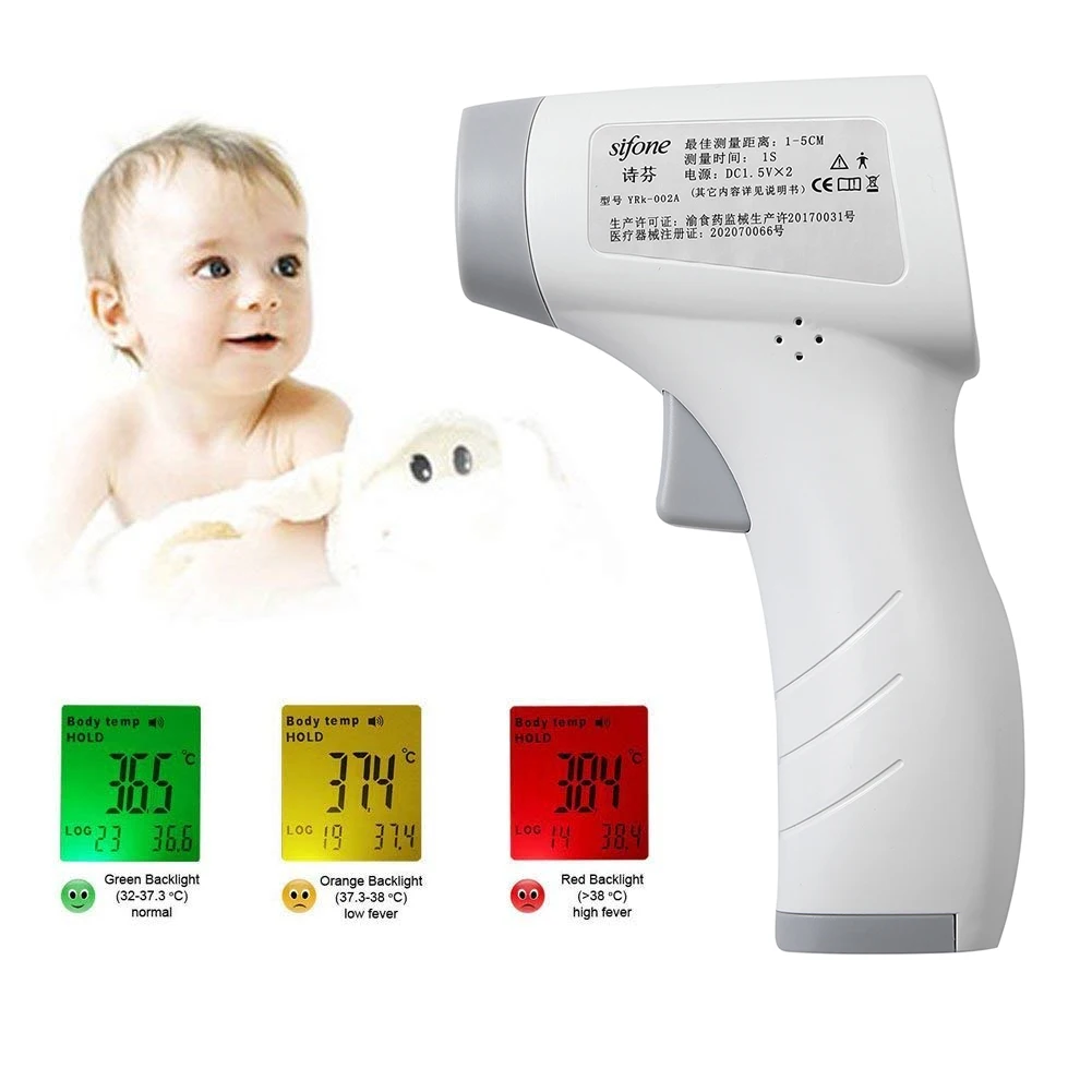 2020 Newest Hot LED Display Digital Non-Contact IR Infrared Thermometer Precision Forehead Body Temperature Meter for Kids Adult
2020 Newest Hot LED Display Digital Non-Contact IR Infrared Thermometer Precision Forehead Body Temperature Meter for Kids Adult