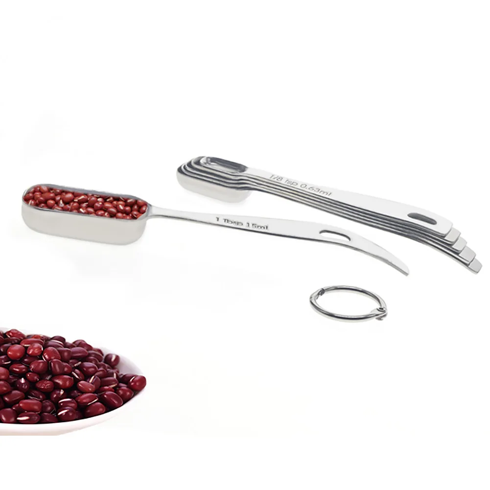 6pcs Sugar Measuring Spoon Set Rectangle Tools Seasonings Kitchen Coffee Cake Baking Scoop Cooking Stainless Steel With Scale
6pcs Sugar Measuring Spoon Set Rectangle Tools Seasonings Kitchen Coffee Cake Baking Scoop Cooking Stainless Steel With Scale