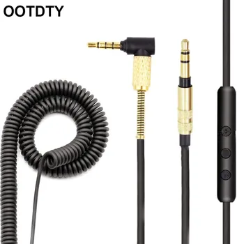 Replacement Adapter 3.5MM Audio Spring Cable with in-Line Mic For Sony mdr-10r MDR-1A XB950 Z1000 MSR7 Headphones
Replacement Adapter 3.5MM Audio Spring Cable with in-Line Mic For Sony mdr-10r MDR-1A XB950 Z1000 MSR7 Headphones