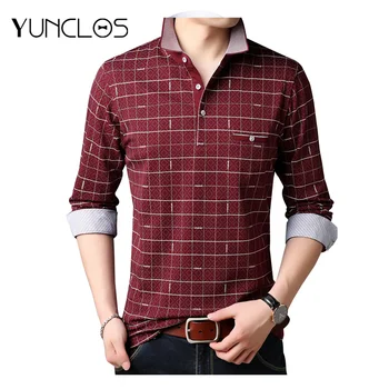 Men's Plaid Polo Shirt Men Long Sleeve Breathable Polos Casual Slim And Masculine Hombre Chemise Homme S- 3XL
Men's Plaid Polo Shirt Men Long Sleeve Breathable Polos Casual Slim And Masculine Hombre Chemise Homme S- 3XL