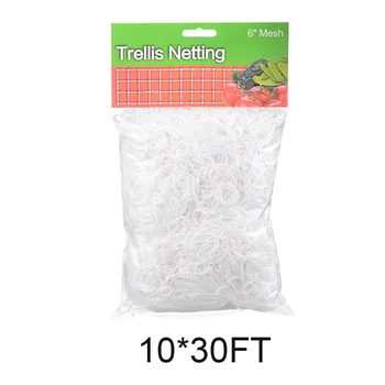 

Trellis Netting Square Polyester Vine Hydroponics Fruits Vegetables Mesh Support Cucumber Grow Garden Plant Climbing Net