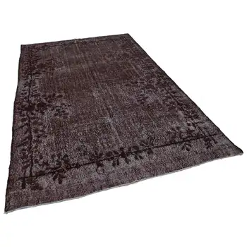 196x308 Cm Brown Handmade Over Dyed Rug-6x10 Ft
196x308 Cm Brown Handmade Over Dyed Rug-6x10 Ft