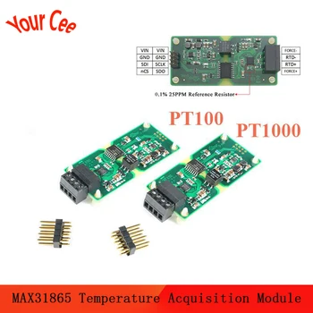 MAX31865 Temperature Acquisition Module STM32 High-precision Isolated Temperature Measurement PT100 / PT1000 SPI Interface
MAX31865 Temperature Acquisition Module STM32 High-precision Isolated Temperature Measurement PT100 / PT1000 SPI Interface