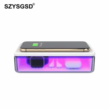 Multifunctional UV Sterilizer Wireless Charger Box, Aromatherapy Function Disinfector,Cell Phone UV Light UV Sterilization Box
Multifunctional UV Sterilizer Wireless Charger Box, Aromatherapy Function Disinfector,Cell Phone UV Light UV Sterilization Box