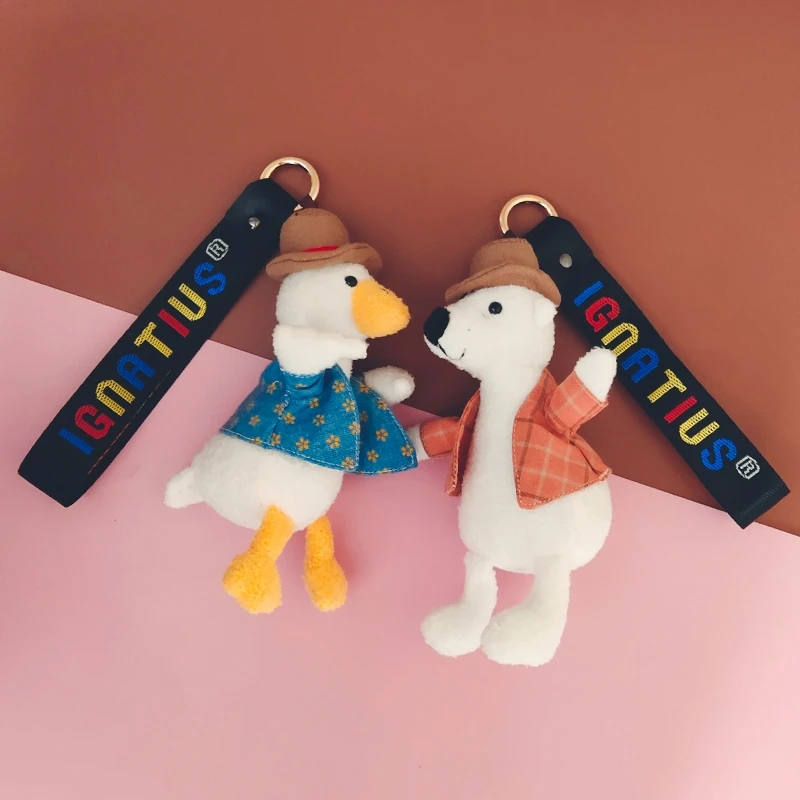 Kawaii Dog Plushies Keychain Toys Dolls Cute Elephant Hippo Duck Animal Pendants School Bag Car Key Holder Gifts For Girls Kids 
Kawaii Dog Plushies Keychain Toys Dolls Cute Elephant Hippo Duck Animal Pendants School Bag Car Key Holder Gifts For Girls Kids