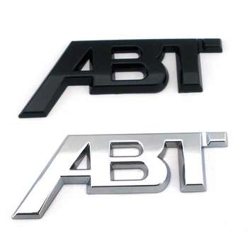 Chrome Glossy black ABT 3D Adhesive Rear side body car Badge Emblem stickers for Audi VW 
Chrome Glossy black ABT 3D Adhesive Rear side body car Badge Emblem stickers for Audi VW