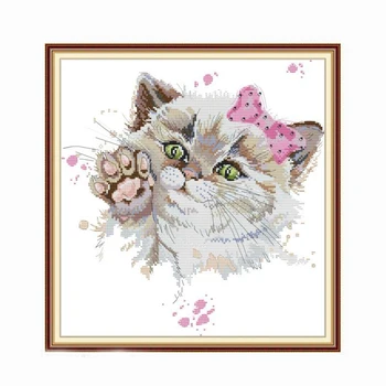 Cute Cat Joy Sunday Cross Stitch Kit Patterns 14CT 11CT Counted Printed Fabric DIY Handmade Embroidery Thread Set Needlework Set
Cute Cat Joy Sunday Cross Stitch Kit Patterns 14CT 11CT Counted Printed Fabric DIY Handmade Embroidery Thread Set Needlework Set
