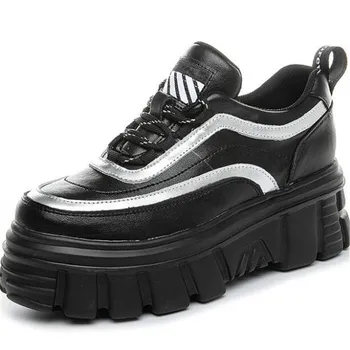 ZXRYXGS Mixed Colors Lace-up Spring Shoes Casual Sneakers Increase Platform Shoes Women High Heeled Shoes Genuine Leather Shoes 
ZXRYXGS Mixed Colors Lace-up Spring Shoes Casual Sneakers Increase Platform Shoes Women High Heeled Shoes Genuine Leather Shoes
