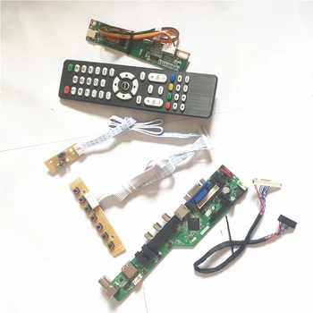 For LP141XA-A1/A1NA/B1CQ T.V53 drive card board Inverter+Remote+keyboard LCD display 1CCFL LVDS 20Pin HDMI VGA AV USB RF DIY kit
For LP141XA-A1/A1NA/B1CQ T.V53 drive card board Inverter+Remote+keyboard LCD display 1CCFL LVDS 20Pin HDMI VGA AV USB RF DIY kit