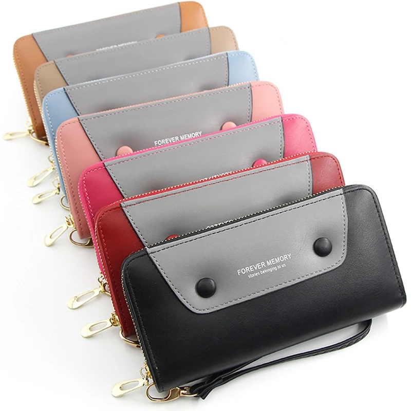 MONNET CAUTHY New Arrival Long Wallets Classic Fashion High Capacity Multi-card Slot Purse Patchwork Color Blue Brown Red Wallet
MONNET CAUTHY New Arrival Long Wallets Classic Fashion High Capacity Multi-card Slot Purse Patchwork Color Blue Brown Red Wallet