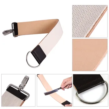 Double-layer Genuine Leather Strop Straight Razor Sharpener Strap Zaror Belt Durable Pro Barber Shaving Strap Tool
Double-layer Genuine Leather Strop Straight Razor Sharpener Strap Zaror Belt Durable Pro Barber Shaving Strap Tool