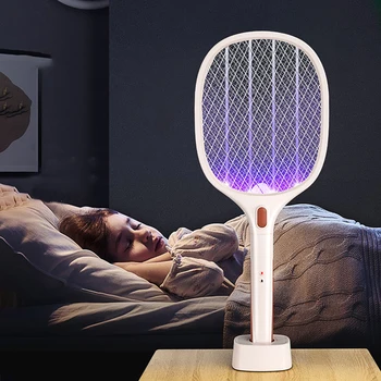3000V Electric Mosquito Killer With UV Lamp USB Rechargeable Bug Zapper Summer Fly Swatter Trap Home Bug Insect Racket Drop ship 
3000V Electric Mosquito Killer With UV Lamp USB Rechargeable Bug Zapper Summer Fly Swatter Trap Home Bug Insect Racket Drop ship