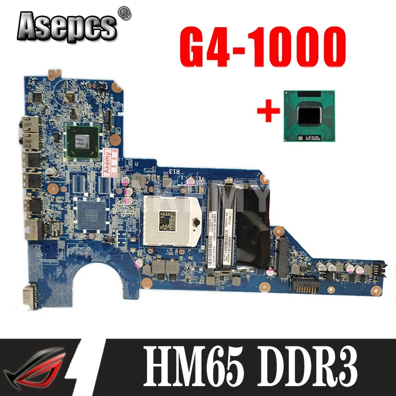 Akemy для HP Pavilion G4-1000 G6 G7 материнская плата ноутбука HM65 DDR3 636373-001 DA0R13MB6E0 DA0R13MB6E1