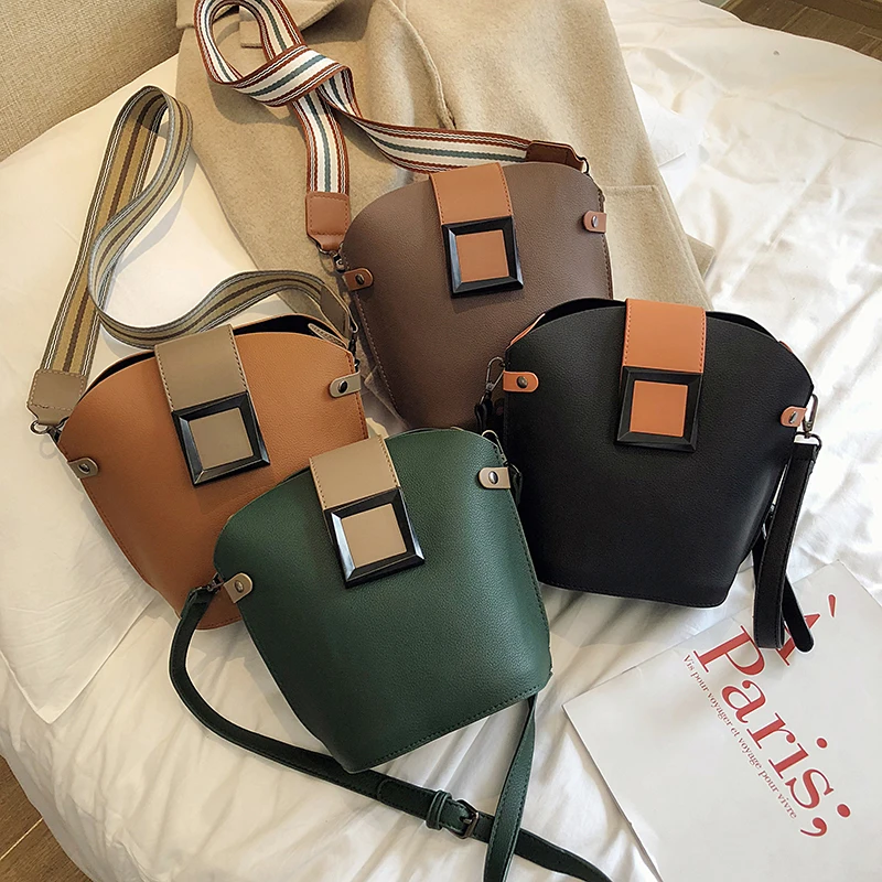 JI HAO Original Design Solid Bags For Women PU Leather Female Shoulder Bag High Quality Ladies Bag Fashion Versatile Bucket Bags
JI HAO Original Design Solid Bags For Women PU Leather Female Shoulder Bag High Quality Ladies Bag Fashion Versatile Bucket Bags