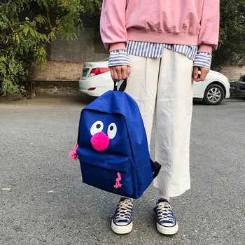 women backpack for school teenagers girls Large Capacity Solid Color Cartoon Eye Canvas Casual Backpack School Bag #G2
women backpack for school teenagers girls Large Capacity Solid Color Cartoon Eye Canvas Casual Backpack School Bag #G2