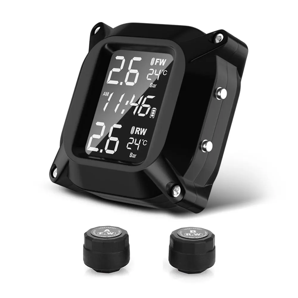 2020 Tire Pressure Monitoring USB Interface 2PCS Sensor Tire Pressure Monitoring System Motorbike Waterproof TPMS
2020 Tire Pressure Monitoring USB Interface 2PCS Sensor Tire Pressure Monitoring System Motorbike Waterproof TPMS