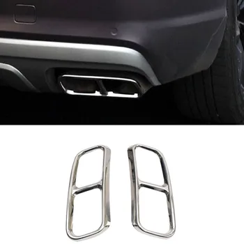 2Pcs Car Stainless Steel Tail Throat Exhaust Pipe Muffler Tip Cover Trims for -Q7 2016-2019
2Pcs Car Stainless Steel Tail Throat Exhaust Pipe Muffler Tip Cover Trims for -Q7 2016-2019