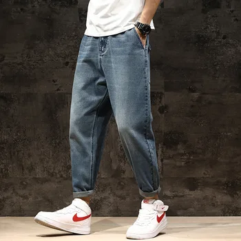 #2086 Fashion Pencil Harem Jeans Men Big Size Loose Ankle-length Japanese Streetwear Hip Hop Jeans For Man Denim Jeans Plus Size
#2086 Fashion Pencil Harem Jeans Men Big Size Loose Ankle-length Japanese Streetwear Hip Hop Jeans For Man Denim Jeans Plus Size