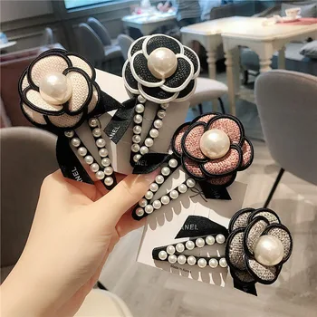Classic Camellia Flower Hair Clips for Women Fabric Pearl Hairpin Hair Accessories Female Side Clip Hairpin BB Clip Barrette
Classic Camellia Flower Hair Clips for Women Fabric Pearl Hairpin Hair Accessories Female Side Clip Hairpin BB Clip Barrette