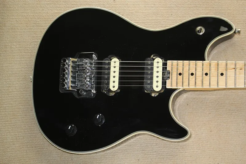 Top Quality EVH electric guitar black electric guitar with Zebra pickup & Floyd free shipping 01 
Top Quality EVH electric guitar black electric guitar with Zebra pickup & Floyd free shipping 01