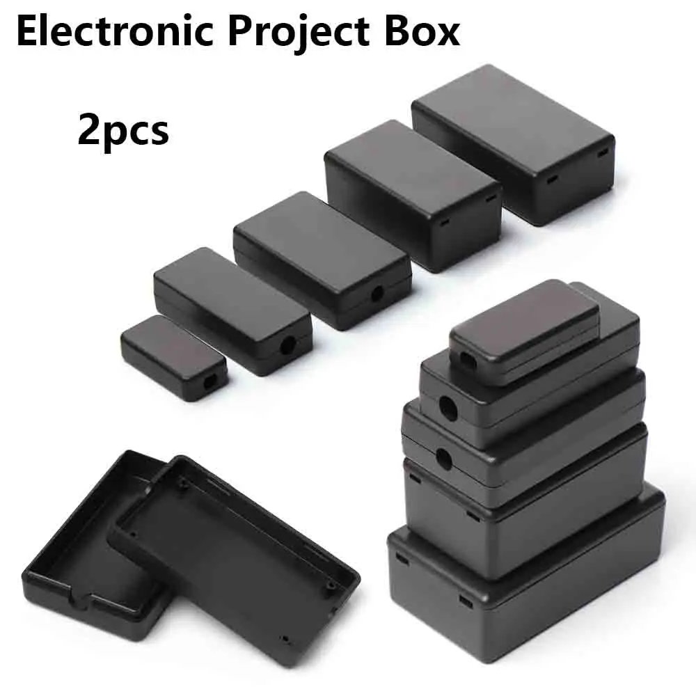2pcs High Quality Plastic Waterproof Black DIY Housing Instrument Case Plastic Electronic Project Box Electric Tools Supplies
2pcs High Quality Plastic Waterproof Black DIY Housing Instrument Case Plastic Electronic Project Box Electric Tools Supplies