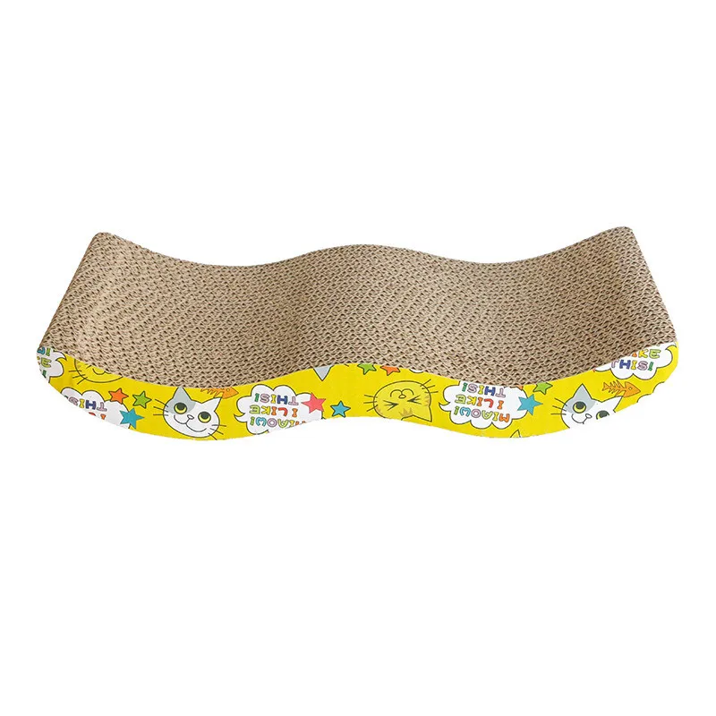 Wave Shape Cat Scratcher Board Pad Grinding Nails Interactive Protecting Furniture Cat Toy Scratch Board Cat Mat Mattress Case
Wave Shape Cat Scratcher Board Pad Grinding Nails Interactive Protecting Furniture Cat Toy Scratch Board Cat Mat Mattress Case