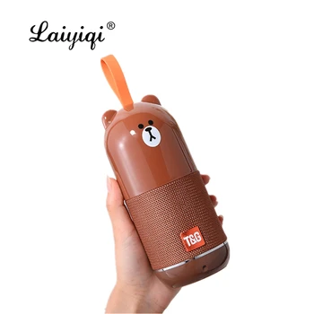Laiyiqi Mini bear pig chick dog bluetooth speaker popular column cute portable belt cartoon kid Christmas gift caixa de som 2019
Laiyiqi Mini bear pig chick dog bluetooth speaker popular column cute portable belt cartoon kid Christmas gift caixa de som 2019