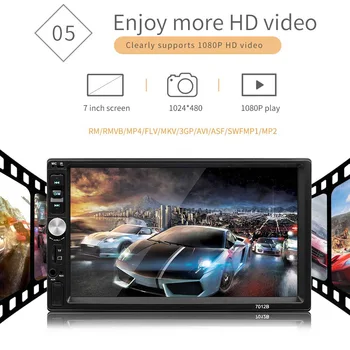 7inch Car MP5 Player TouchScreen Wireless Communication Image Video Music Player Support U Disk 7012B M8617
7inch Car MP5 Player TouchScreen Wireless Communication Image Video Music Player Support U Disk 7012B M8617