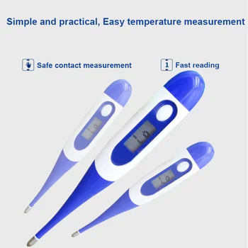 Infant ear and forehead axillary thermometer digital medical infrared thermometer Fahrenheit temperature fast temperature
Infant ear and forehead axillary thermometer digital medical infrared thermometer Fahrenheit temperature fast temperature
