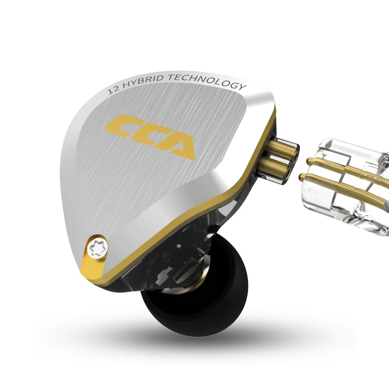 CCA C12 1DD+5BA Hybrid In Ear Earphone 6 Driver Unit HIFI Earbud Monitor Running Sport Auriculares IEM Earbud Stage 2Pin CCA C16
CCA C12 1DD+5BA Hybrid In Ear Earphone 6 Driver Unit HIFI Earbud Monitor Running Sport Auriculares IEM Earbud Stage 2Pin CCA C16