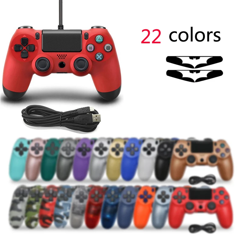USB Wired Joystick for PS4 Controller Fit For mando ps4 Console For Playstation Dualshock 4 Gamepad For PS3
USB Wired Joystick for PS4 Controller Fit For mando ps4 Console For Playstation Dualshock 4 Gamepad For PS3