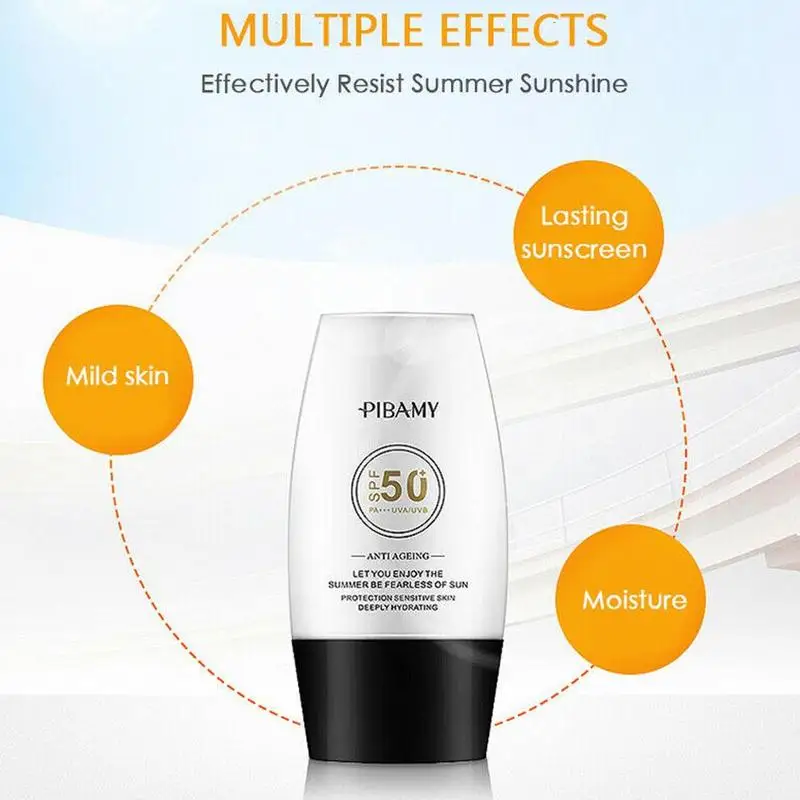 

SPF 50 High Protection Uv Whitening Sunscreen Face Body Sunscreen Cream