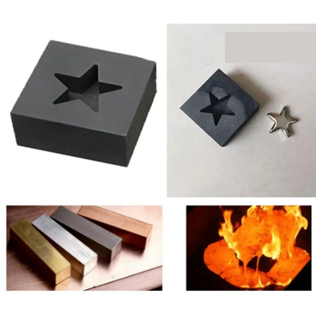 5-6mL Graphite Ingot Mold Melting Casting Refining Scrap Bar for Smelting of Gold and Silver or Other Precious Metals 5-6mL Graphite Ingot Mold Melting Casting Refining Scrap Bar for Smelting of Gold and Silver or Other Precious Metals