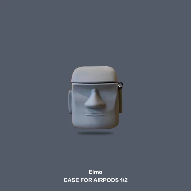 3D Elmo Wireless Bluetooth Earphone For Airpods 1/2 Charging Box Silicone Cartoon Stone Statue Protective Case For Airpods Pro
3D Elmo Wireless Bluetooth Earphone For Airpods 1/2 Charging Box Silicone Cartoon Stone Statue Protective Case For Airpods Pro