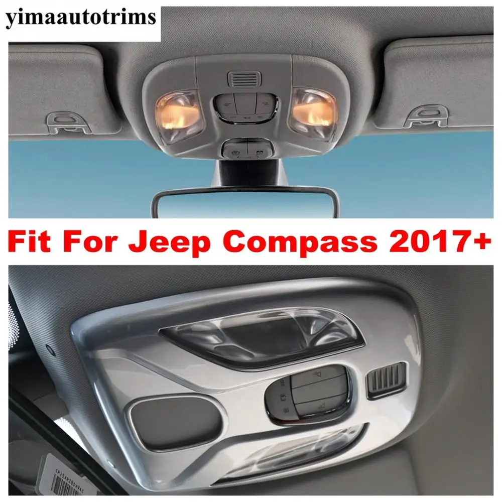 Auto Car Interior Matte Roof Reading Lamps Lights Cover Trim Frame Sticker Fit For Jeep Compass 2017 - 2020 Interior Refit Kit
Auto Car Interior Matte Roof Reading Lamps Lights Cover Trim Frame Sticker Fit For Jeep Compass 2017 - 2020 Interior Refit Kit