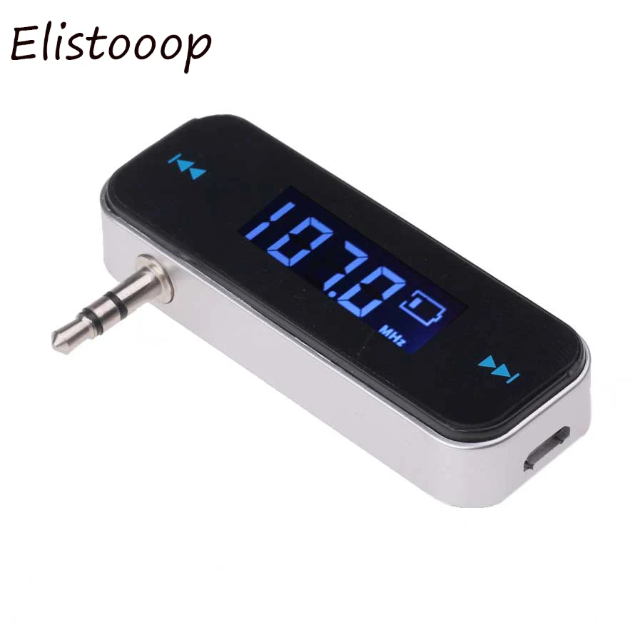 Universal 3.5mm Wireless Mini In-car Kit Music Audio Transmitter For Android / iPhone For Samsung MP3 LCD Display
Universal 3.5mm Wireless Mini In-car Kit Music Audio Transmitter For Android / iPhone For Samsung MP3 LCD Display