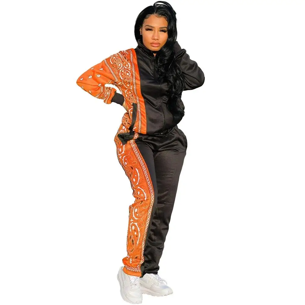 Echoine Print Tracksuit Women Patchwork Two Piece Set Zipper Jacket and Pants Set Jogging Femme Sweatshirt with Pocket Autunm
Echoine Print Tracksuit Women Patchwork Two Piece Set Zipper Jacket and Pants Set Jogging Femme Sweatshirt with Pocket Autunm