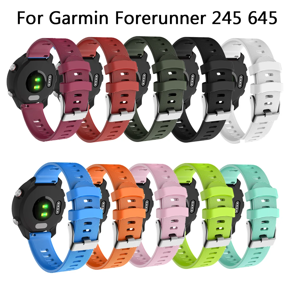 Smart Watch band for Garmin Forerunner 245 245M Vivoactive 3 soft silicone Breathable Wrist bands for Forerunner 645 Watchband
Smart Watch band for Garmin Forerunner 245 245M Vivoactive 3 soft silicone Breathable Wrist bands for Forerunner 645 Watchband