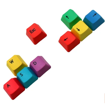 9 Key Keycap WASD Mechanical Keyboard Keycaps OEM Profile PBT RGBY Modifiers X6HA
9 Key Keycap WASD Mechanical Keyboard Keycaps OEM Profile PBT RGBY Modifiers X6HA