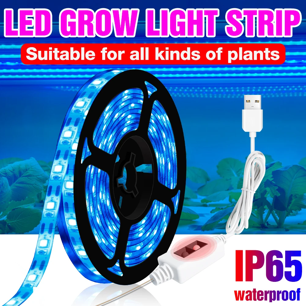 Grow Lamp Strip LED Hand Sweep Sensor Plants Light USB Full Spectrum Growing Tent LED Phyto Lamp 3M Indoor Flower Hydroponics
Grow Lamp Strip LED Hand Sweep Sensor Plants Light USB Full Spectrum Growing Tent LED Phyto Lamp 3M Indoor Flower Hydroponics