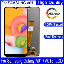 Écran tactile LCD de remplacement, 5.7 pouces, pour Samsung Galaxy A01 A015 SM-A015F SM-A015G A015DS, Original=