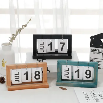 Office Wooden DIY Flip Calendar Desk Calendar Double Daily Planner Table Planner Annual Agenda Desktop Decorative Ornaments
Office Wooden DIY Flip Calendar Desk Calendar Double Daily Planner Table Planner Annual Agenda Desktop Decorative Ornaments