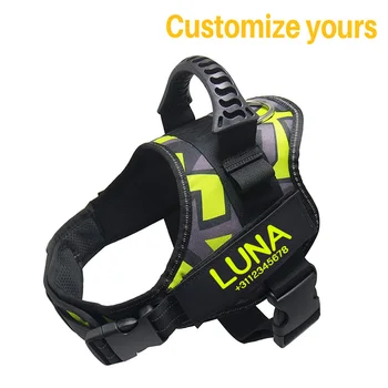 Dog ID Tag Dog Harness K9 Dog Name Vest Customizable with Custom Labels Reflective Labels Dogs Personalized Pet Supplies
Dog ID Tag Dog Harness K9 Dog Name Vest Customizable with Custom Labels Reflective Labels Dogs Personalized Pet Supplies