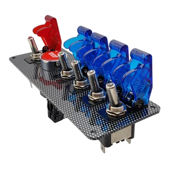 12V/20A Auto Racing Car Ignition Switch Panel 5 LED Combination Ignition Switch Engine Start Push Button Carbon Fiber Toggle
12V/20A Auto Racing Car Ignition Switch Panel 5 LED Combination Ignition Switch Engine Start Push Button Carbon Fiber Toggle