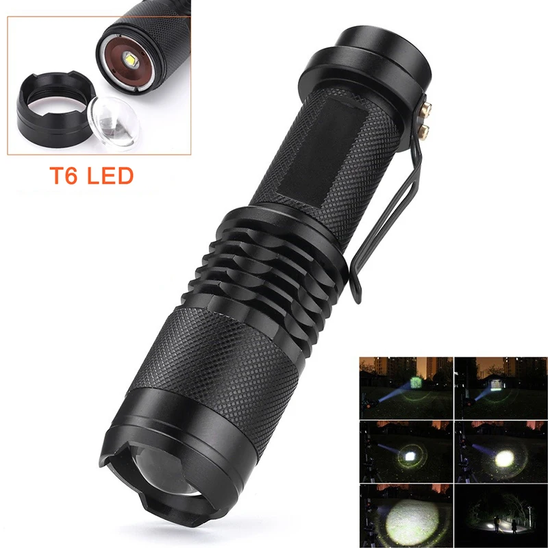 Wholesale SK98 LED Flashlight XML-T6 18650 Flashlight 5 Mode Tactical Zoom Torch Lantern Hunting LED lamp field Tools
Wholesale SK98 LED Flashlight XML-T6 18650 Flashlight 5 Mode Tactical Zoom Torch Lantern Hunting LED lamp field Tools