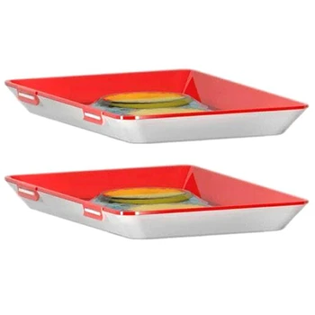 Clever Tray Creative Food Plastic Preservation Tray Kitchen Items Food Storage Container Set Food Fresh Storage Microwave Cover 
Clever Tray Creative Food Plastic Preservation Tray Kitchen Items Food Storage Container Set Food Fresh Storage Microwave Cover