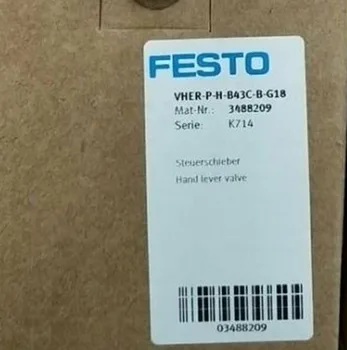 1PC NEW FOR FESTO Hand Lever Valve VHER-P-H-B43C-B-G18 3488209 
1PC NEW FOR FESTO Hand Lever Valve VHER-P-H-B43C-B-G18 3488209